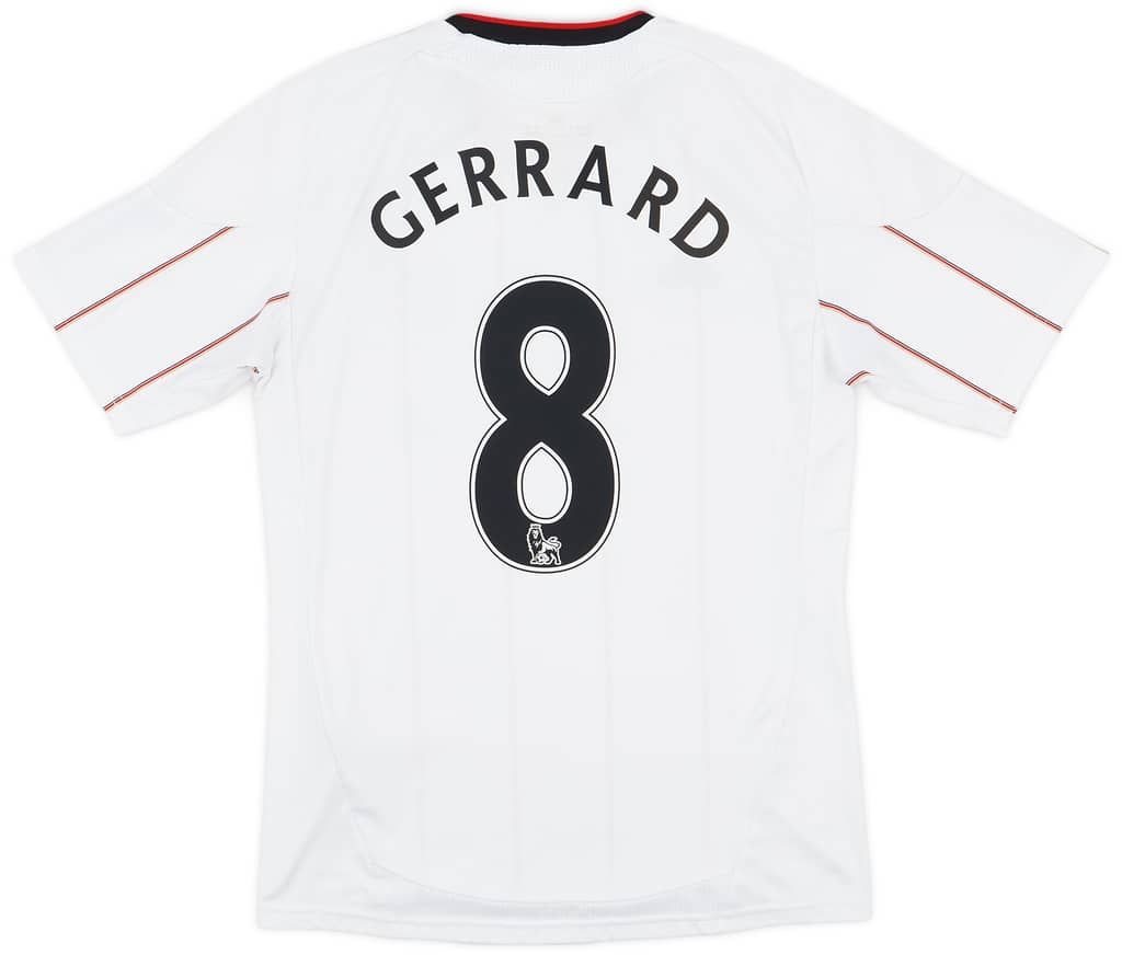 2010-11 Liverpool Away Shirt Gerrard #8 - 5/10 - (S)