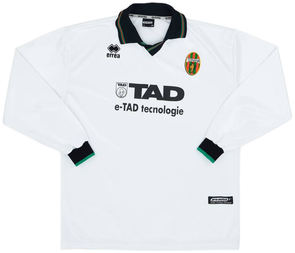2000-01 Ternana Away L/S Shirt - 8/10 - (XXL)