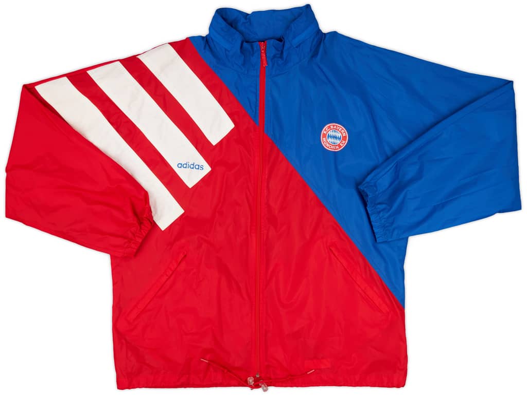 1993-95 Bayern Munich adidas Hooded Rain Jacket - 7/10 - (XL)