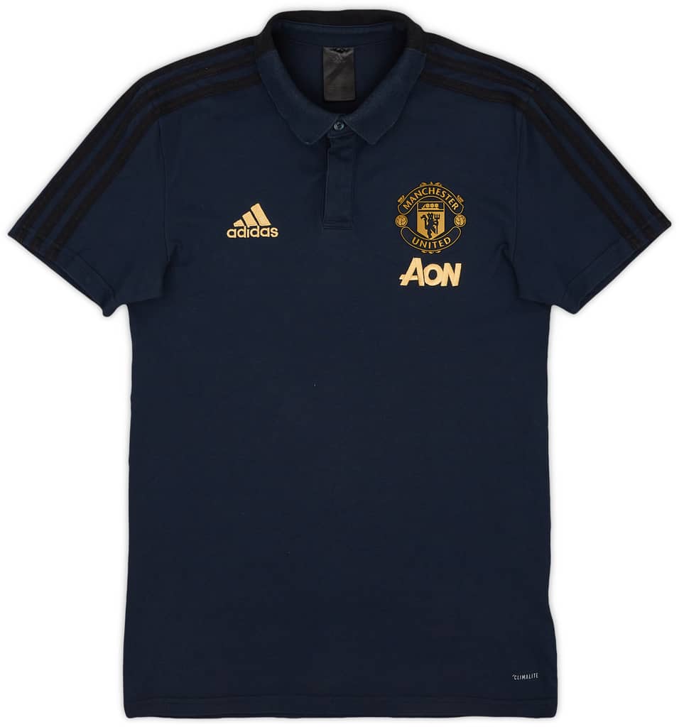 2018-19 Manchester United adidas Polo Shirt - 7/10 - (S)