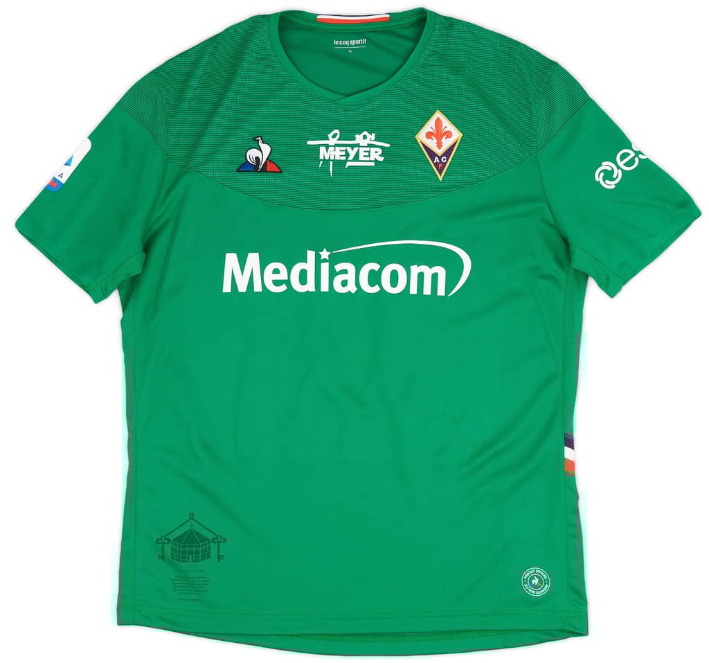 2019-20 Fiorentina Match Issue Third Shirt Ceccherini  #17 - As New - (XL)