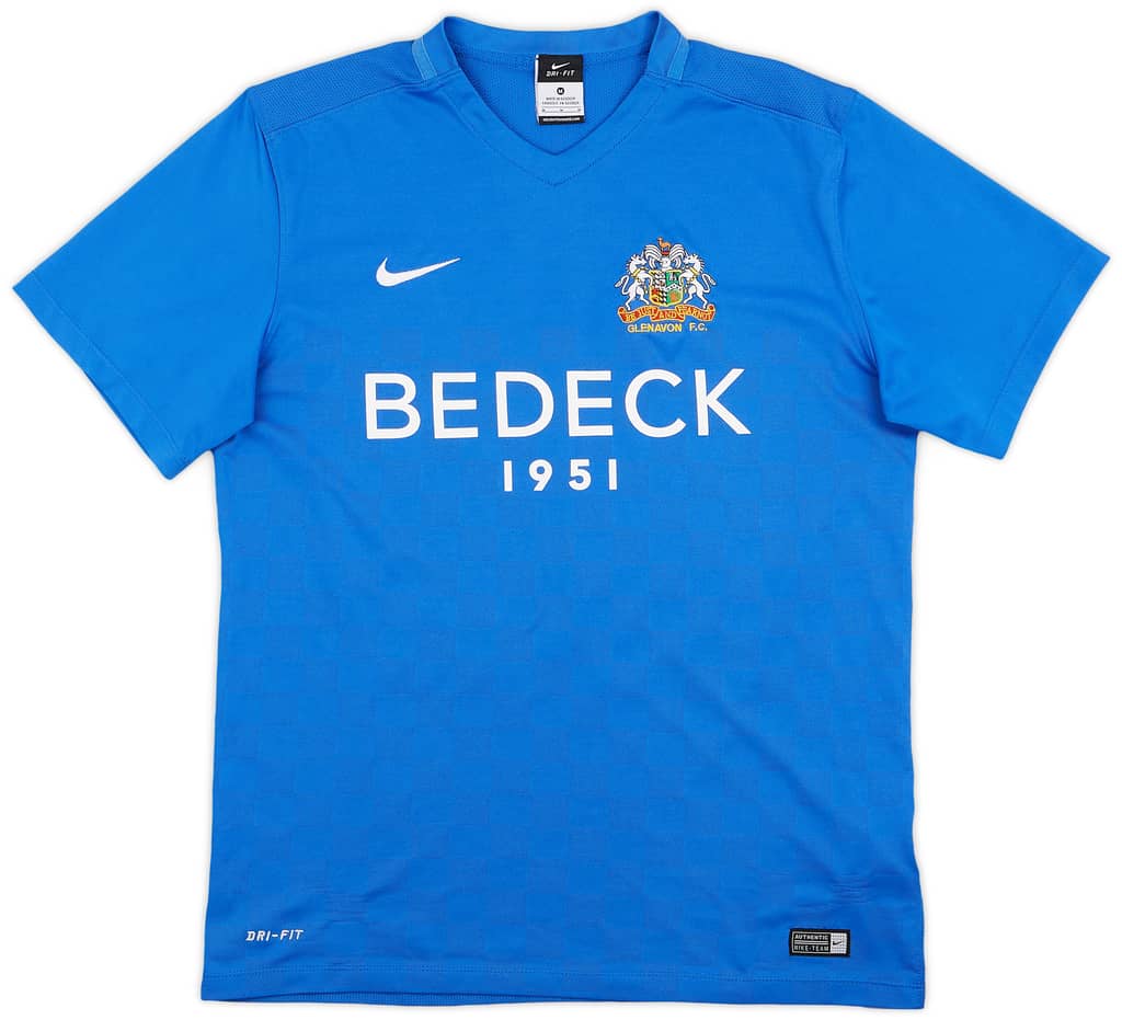 2015-16 Glenavon Home Shirt - 9/10 - (M)