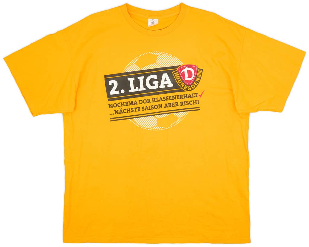 2013-14 Dynamo Dresden Graphic Tee - 9/10 - (XXL)