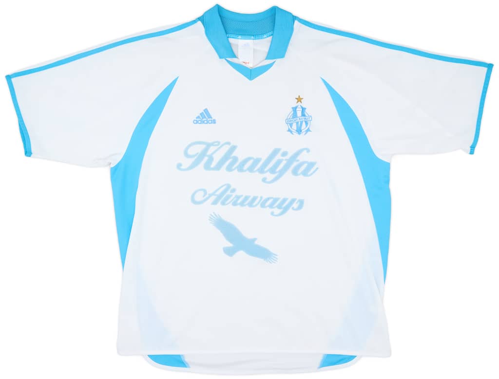 2001-02 Olympique Marseille Home Shirt - 7/10 - (XL)