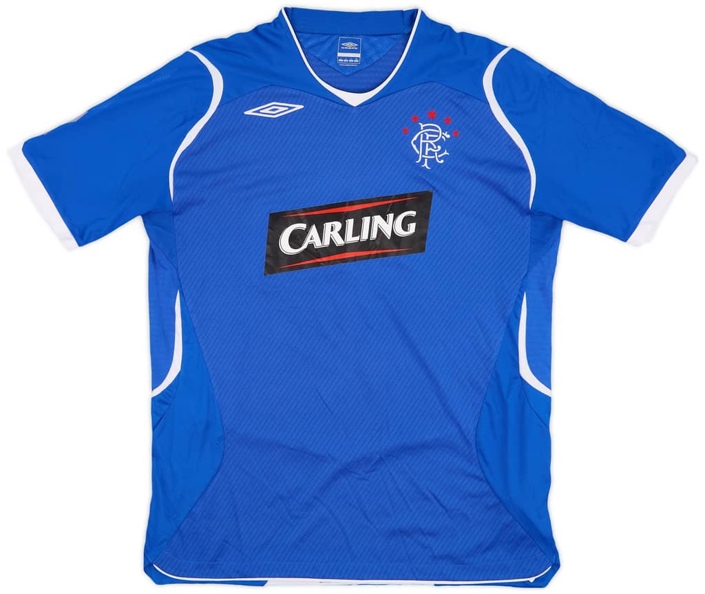 2008-09 Rangers Home Shirt - 8/10 - (L)