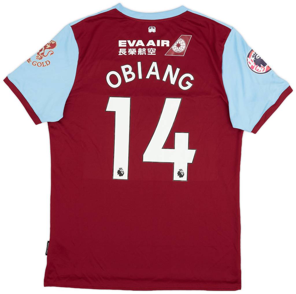 2019-20 West Ham Match Issue Home Shirt Obiang #14
