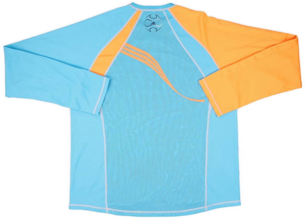 2007-08 Olympique Marseille adidas Reversible L/S Training Shirt - 8/10 - (XL)