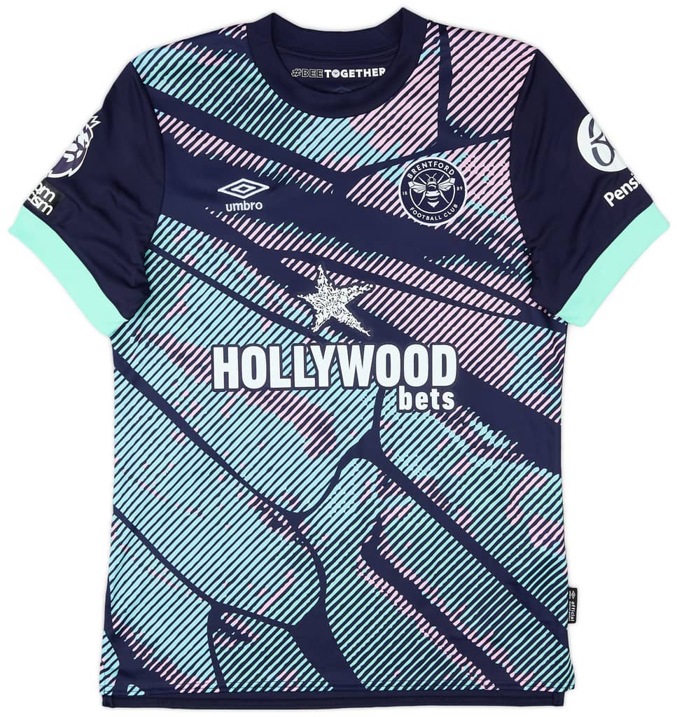 2023-24 Brentford Match Issue Third Shirt Onyeka #15