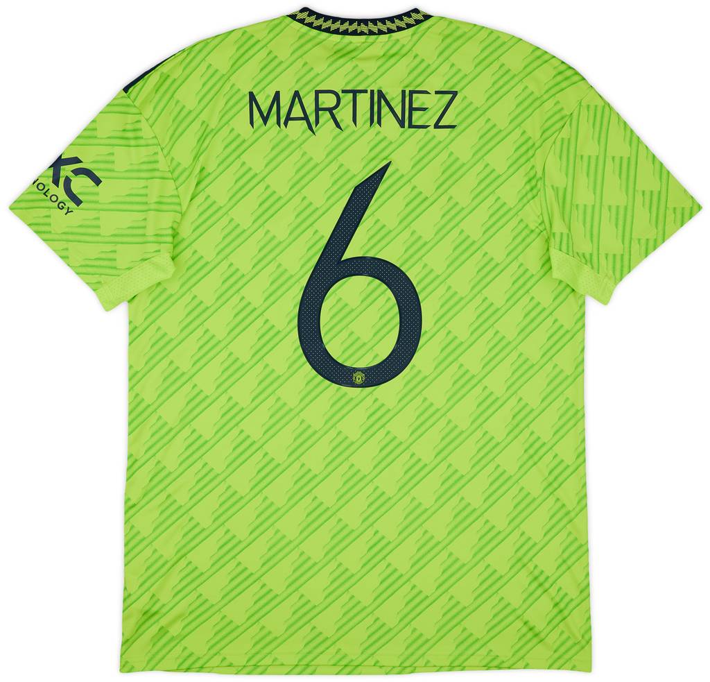 2022-23 Manchester United Third Shirt Martinez #6 (L)