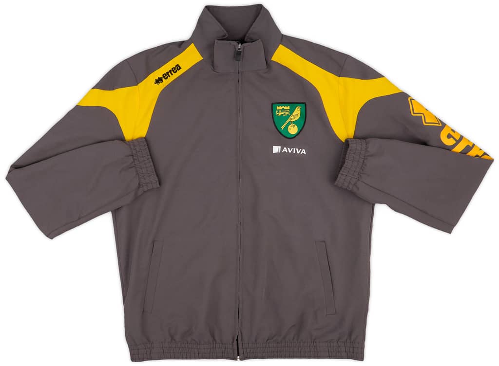 2015-16 Norwich Errea Track Jacket - 8/10 - (L)