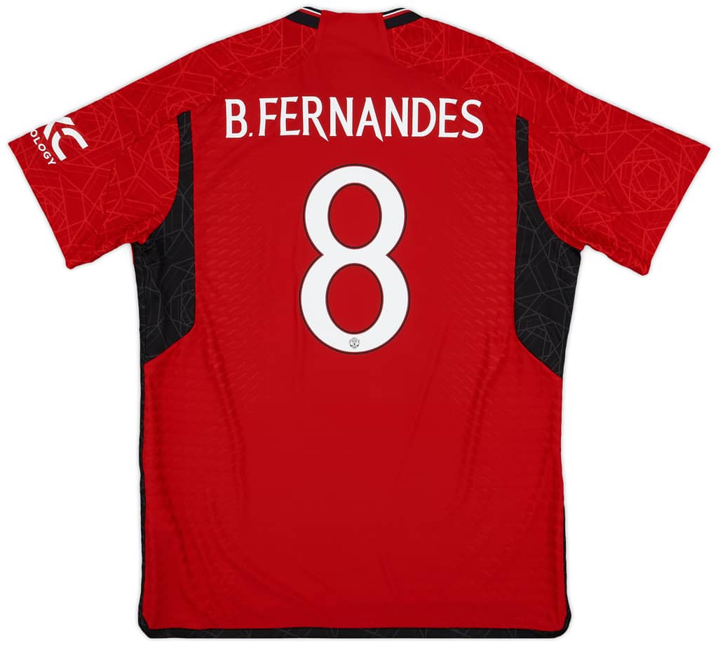 2023-24 Manchester United Authentic Home Shirt B.Fernandes #8 - 10/10 - (XL)