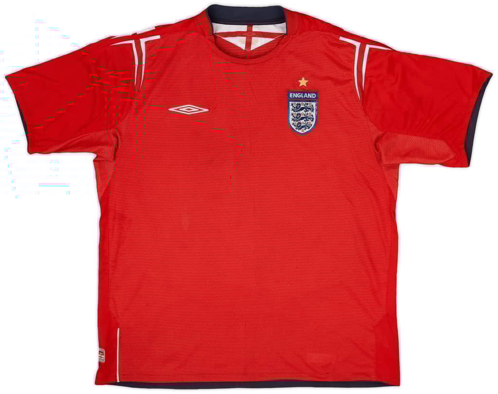 2004-06 England Away Shirt - 5/10 - (XL)