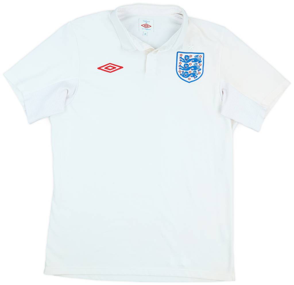 2009-10 England Home Shirt - 5/10 - (M)