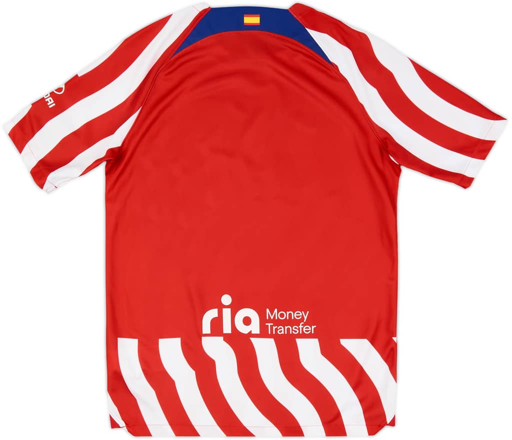 2022-23 Atletico Madrid Home Shirt (S.Kids)