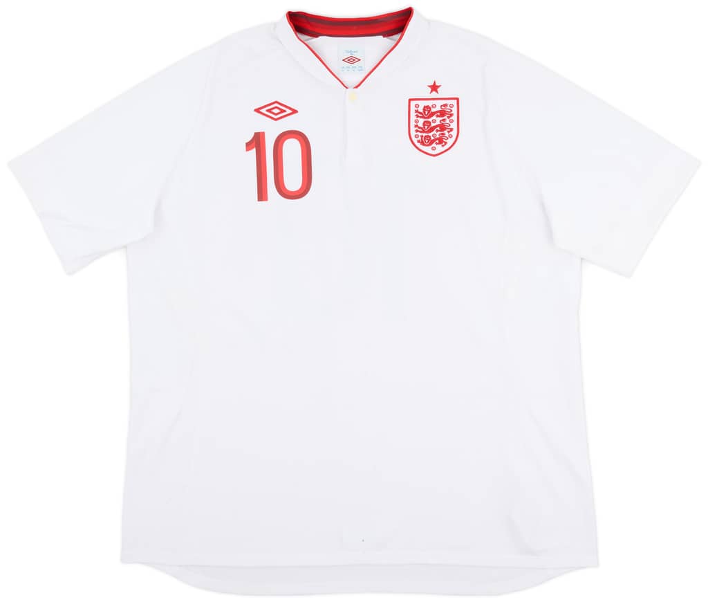 2012-13 England Home Shirt Rooney #10 - 6/10 - (3XL)