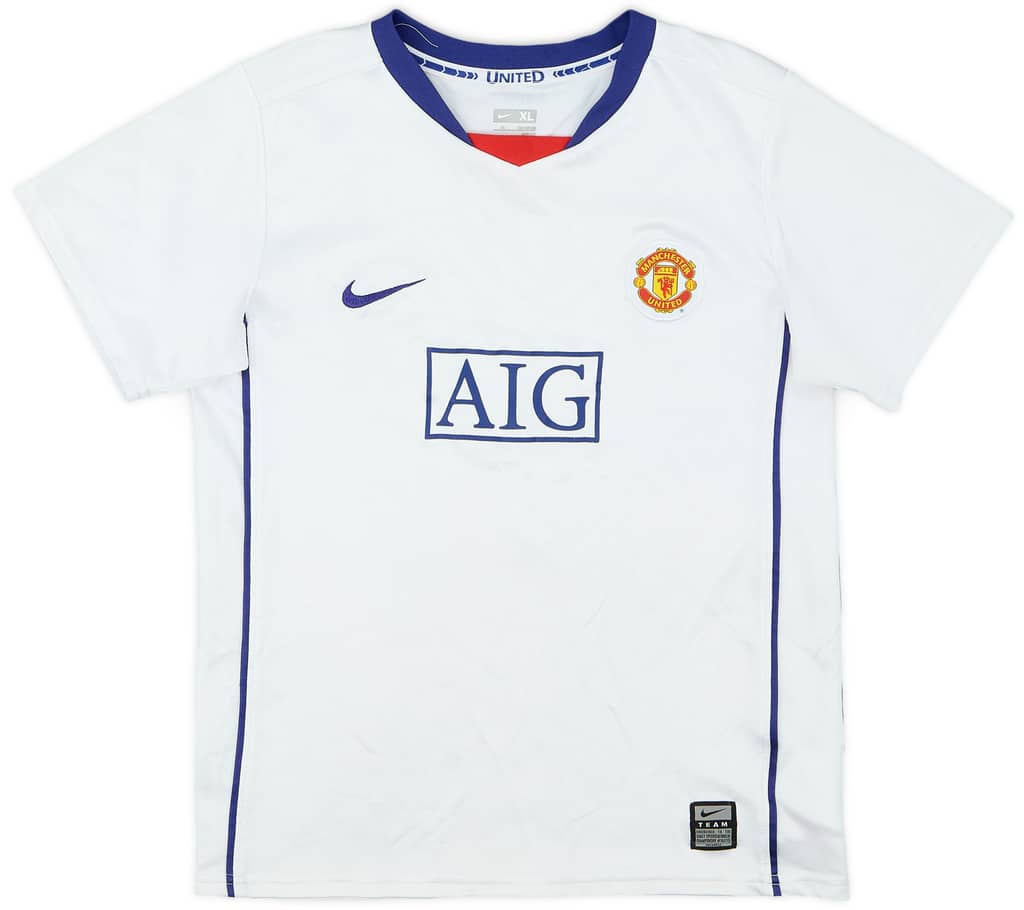 2008-10 Manchester United Away Shirt - 6/10 - (7-8 Years)