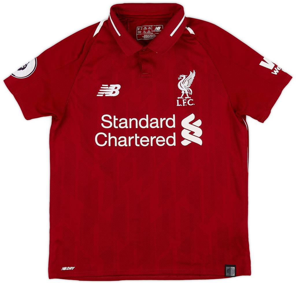 2018-19 Liverpool Home Shirt - 6/10 - (M.Boys)