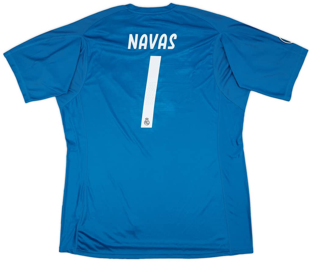 2018-19 Real Madrid GK Shirt Navas #1 (XXL)