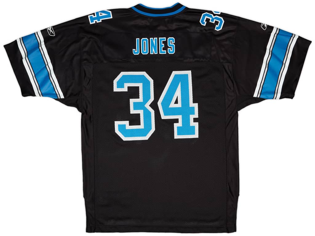 2005-06 Detroit Lions Jones #34 Reebok On Field Alternate Jersey - 9/10 - (L)
