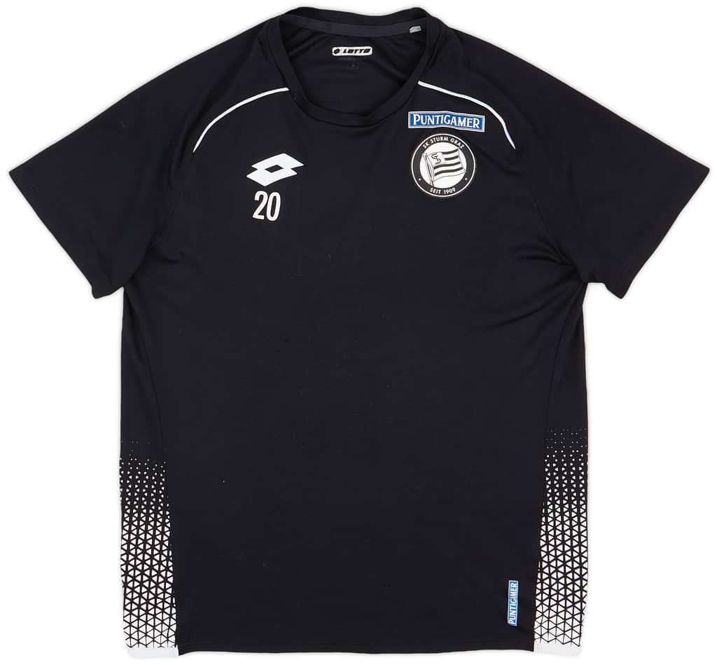 2016-17 Sturm Graz Player Issue Lotto Training Shirt #20 - 6/10 - (M)
