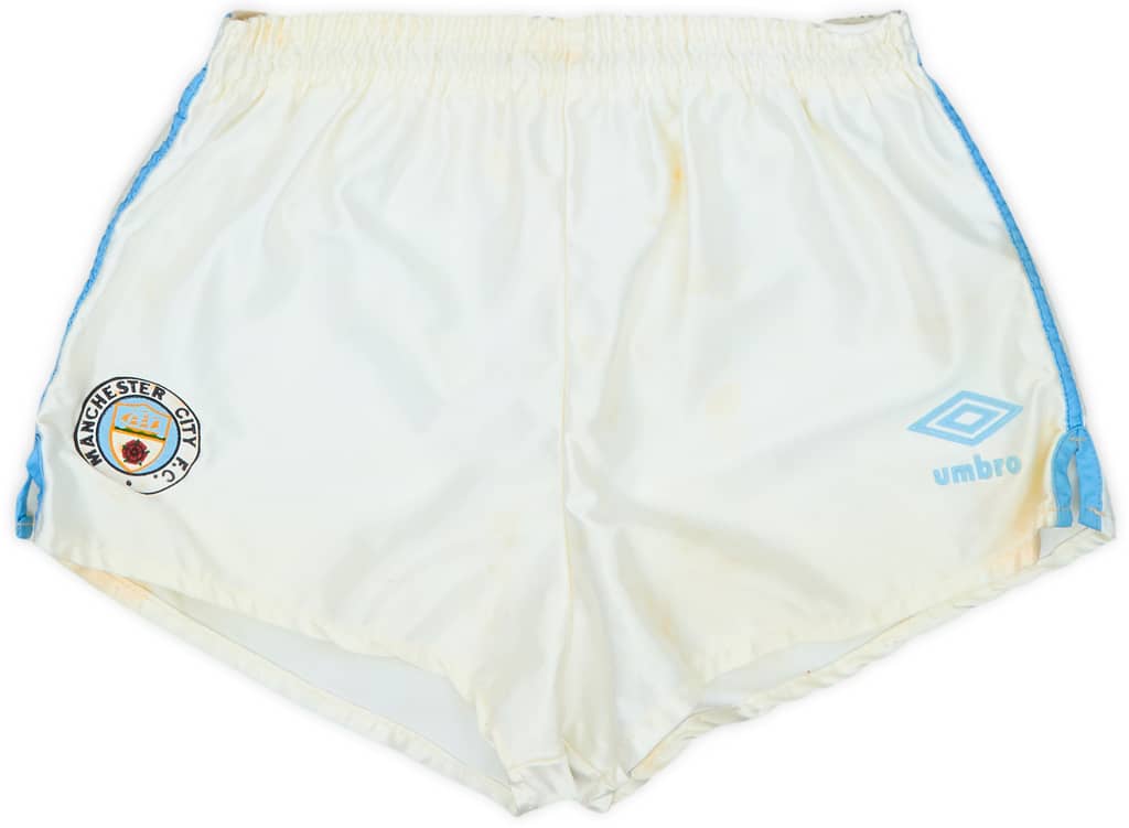 1985-87 Manchester City Home Shorts - 5/10 - (M)