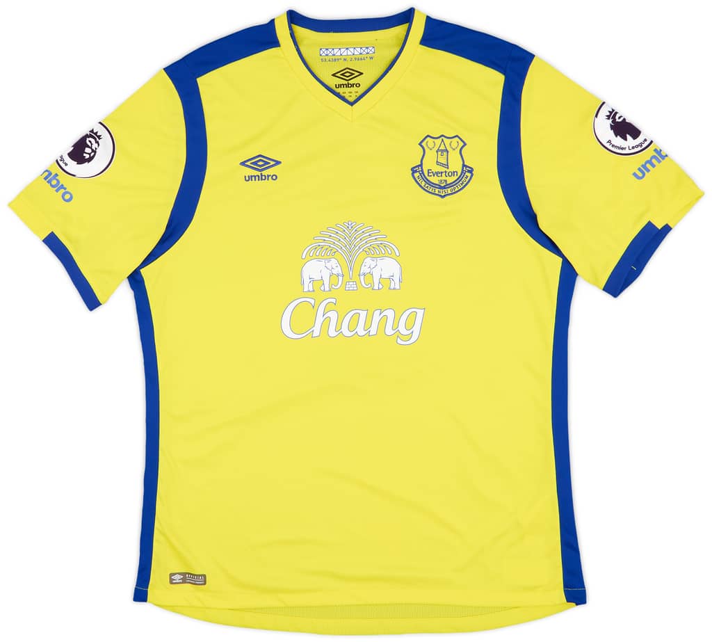 2016-17 Everton Third Shirt Baines #3 - 9/10 - (XL)