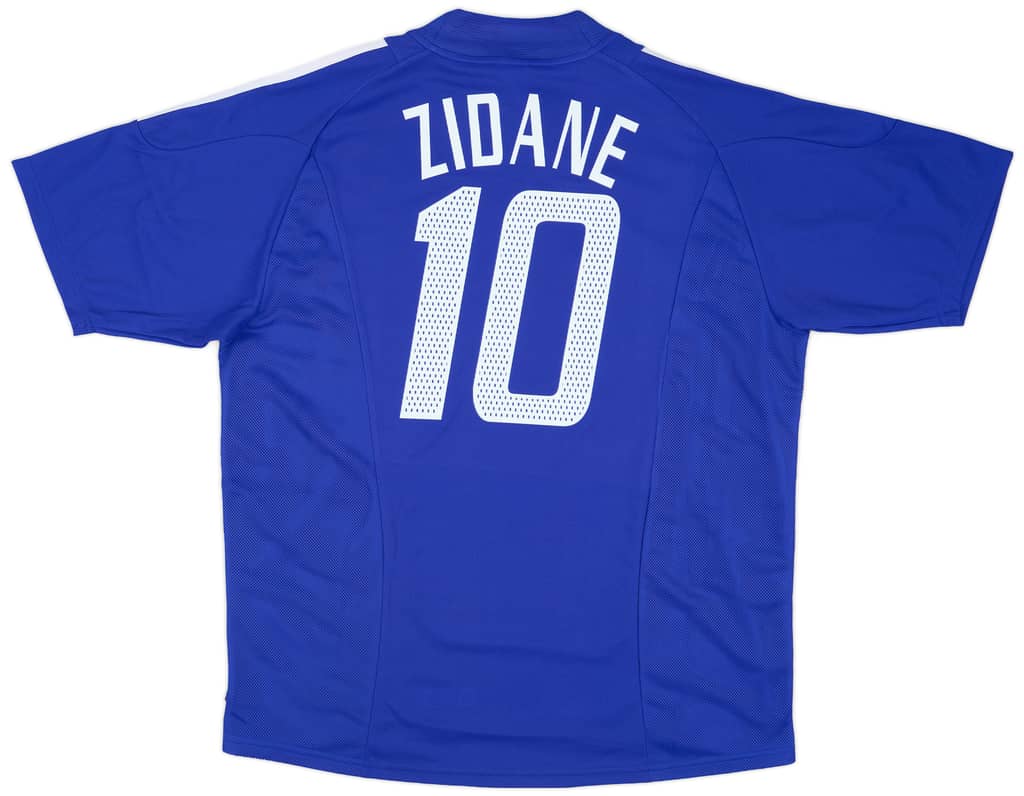 2002-04 France Home Shirt Zidane #10 (XL)