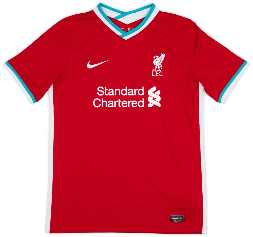 2020-21 Liverpool Home Shirt - 8/10 - (XL.Boys)