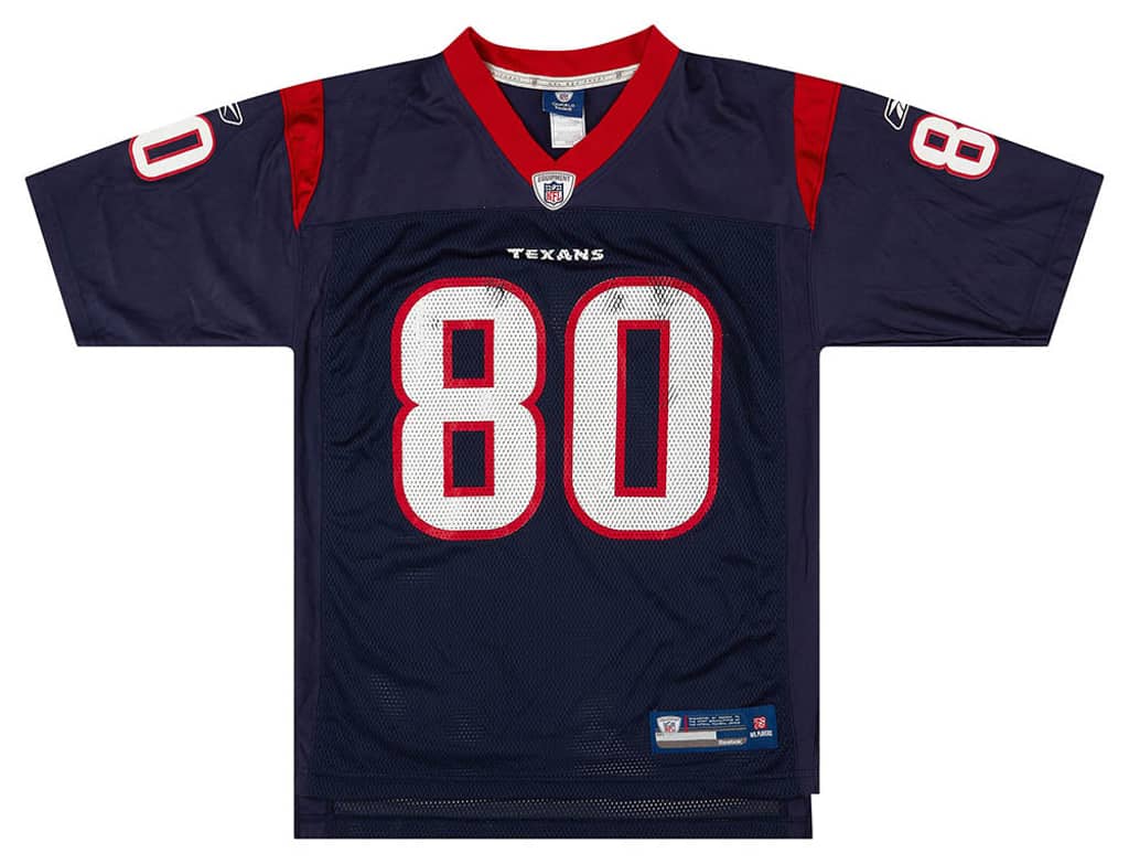 2008-11 Houston Texans A. Johnson #80 Reebok On Field Jersey (Home) M