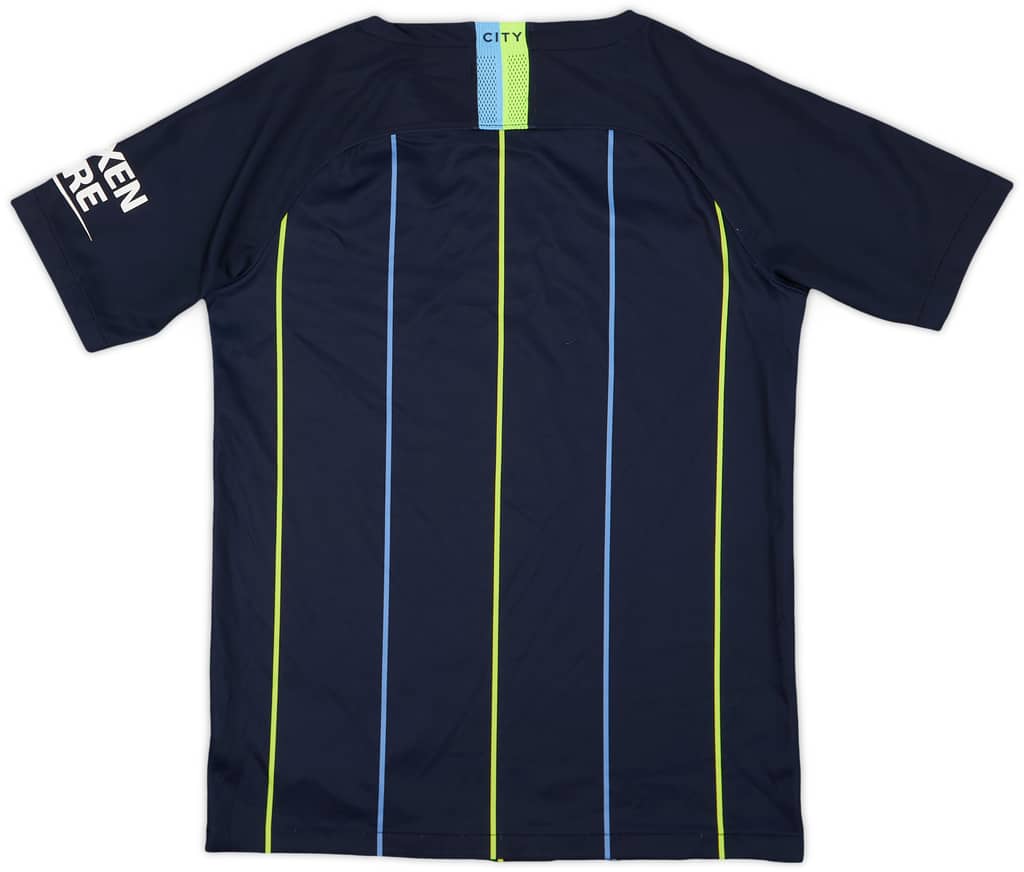 2018-19 Manchester City Away Shirt - 6/10 - (L.Boys)