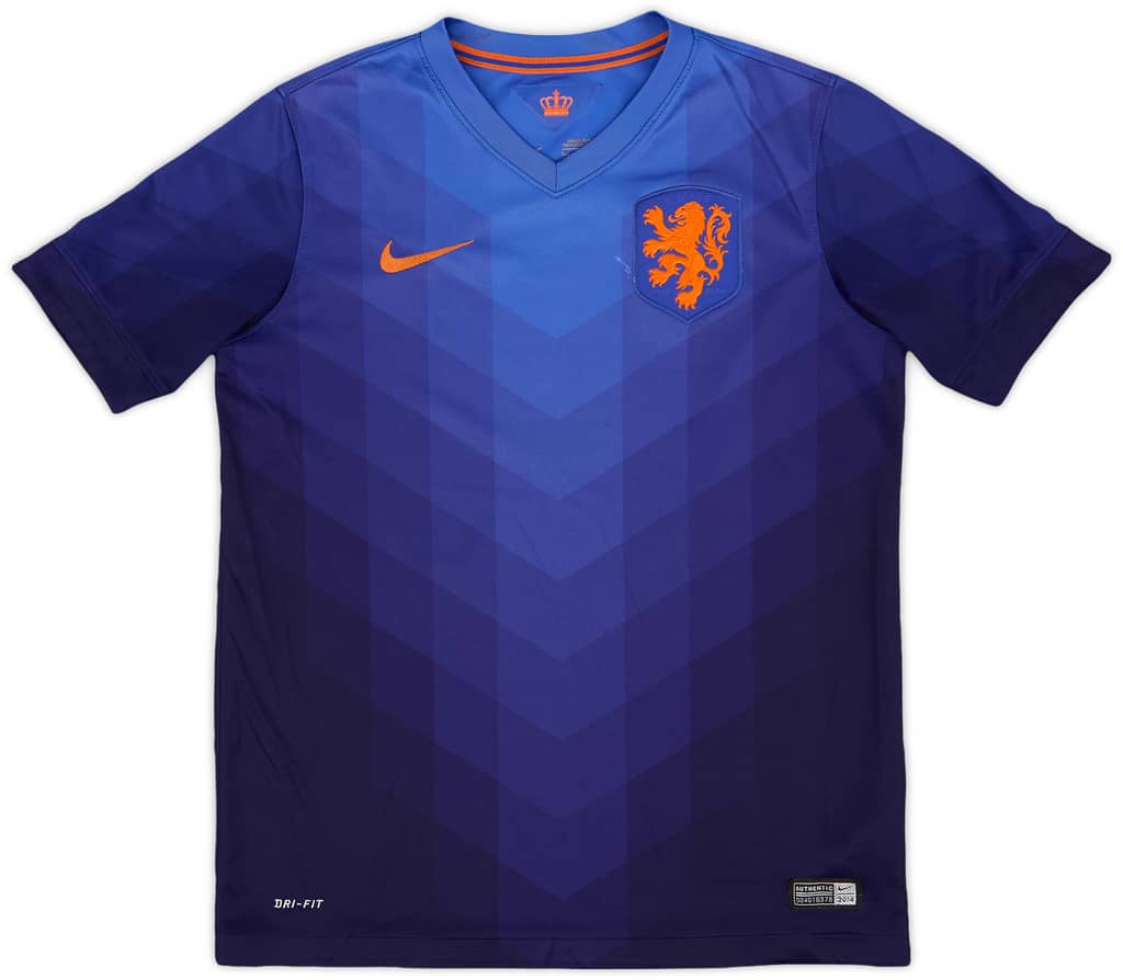 2014-15 Netherlands Away Shirt - 7/10 - (L.Boys)