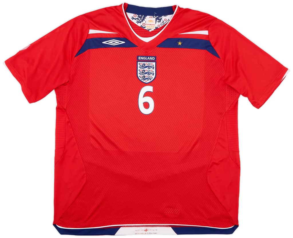 2008-10 England Away Shirt Terry #6 - 8/10 - (XXL)
