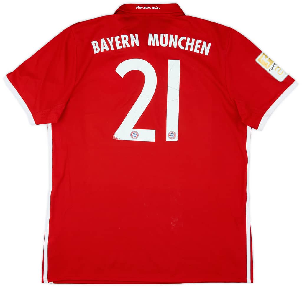 2016-17 Bayern Munich Home Shirt #21 - 6/10 - (L)