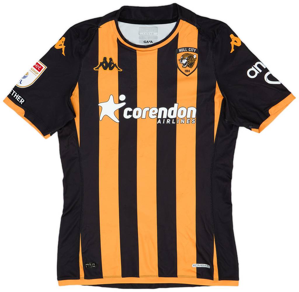 2023-24 Hull City Match Issue Home Shirt Delap #20