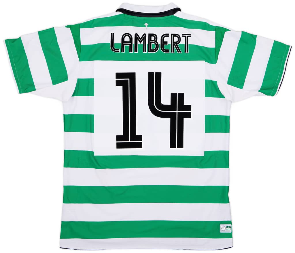 2004-05 Celtic Home Shirt Lambert #14 - 8/10 - (XL)