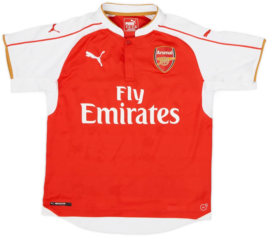 2015-16 Arsenal Home Shirt - 6/10 - (XL.Boys)