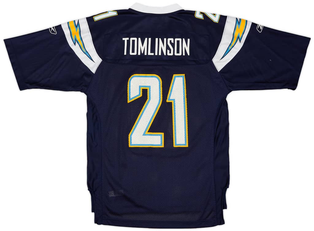 2007 San Diego Chargers Tomlinson #21 Reebok On Field Home Jersey - 9/10 - (M)