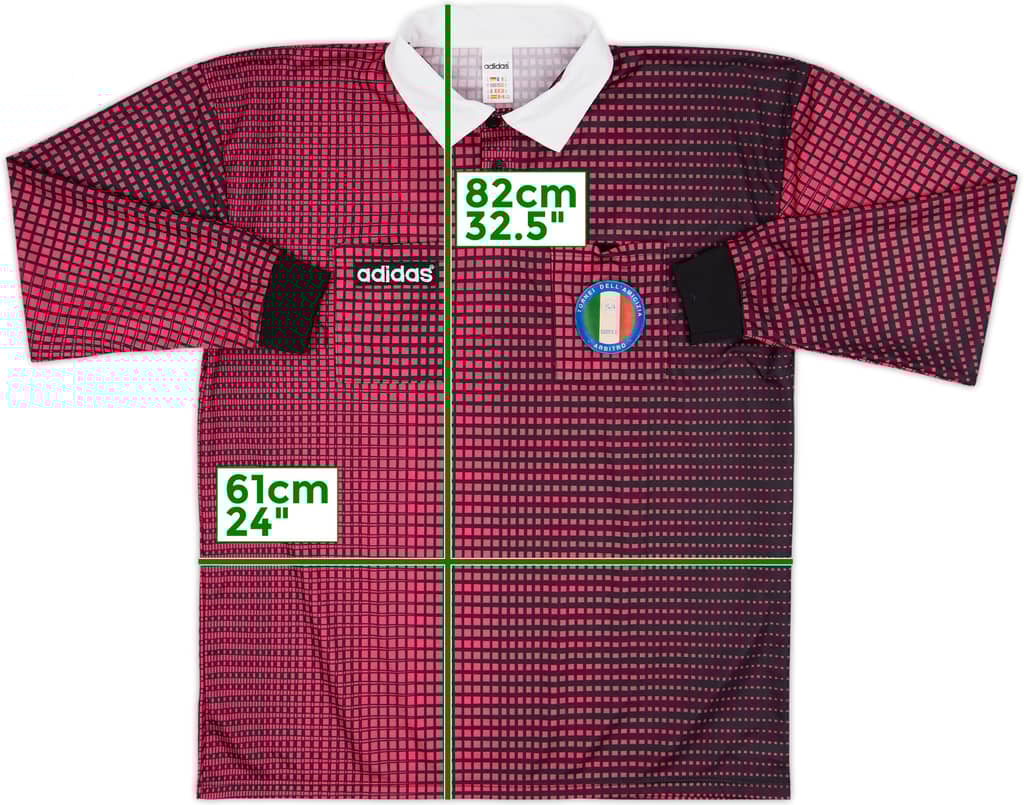 1990s Italy FIGC Diadora Referee L/S Shirt - 9/10 - (XL)