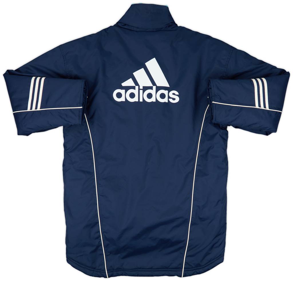 1999-00 Olympique Marseille adidas Padded Bench Coat - 9/10 - (M/L)
