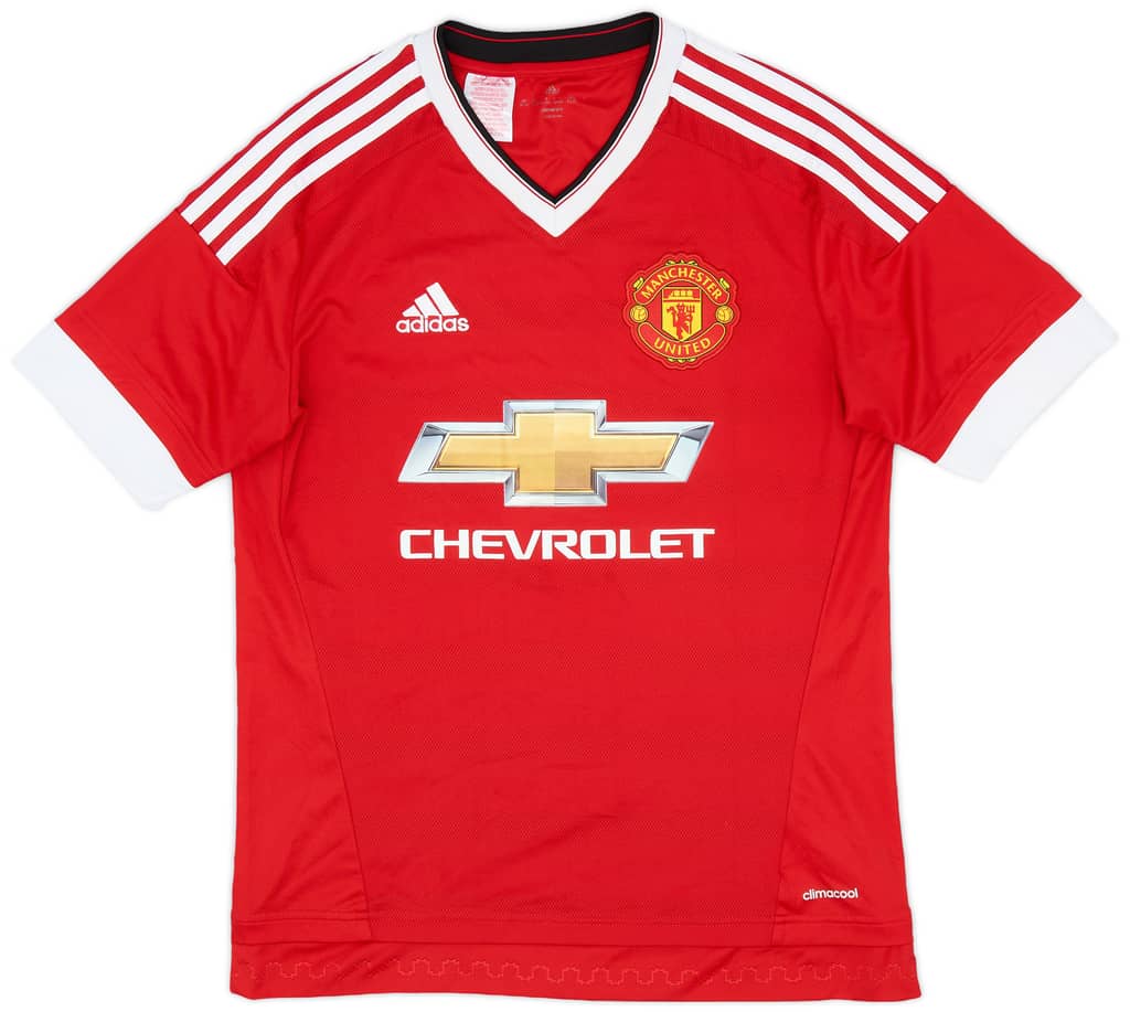 2015-16 Manchester United Home Shirt - 8/10 - (XL.Boys)