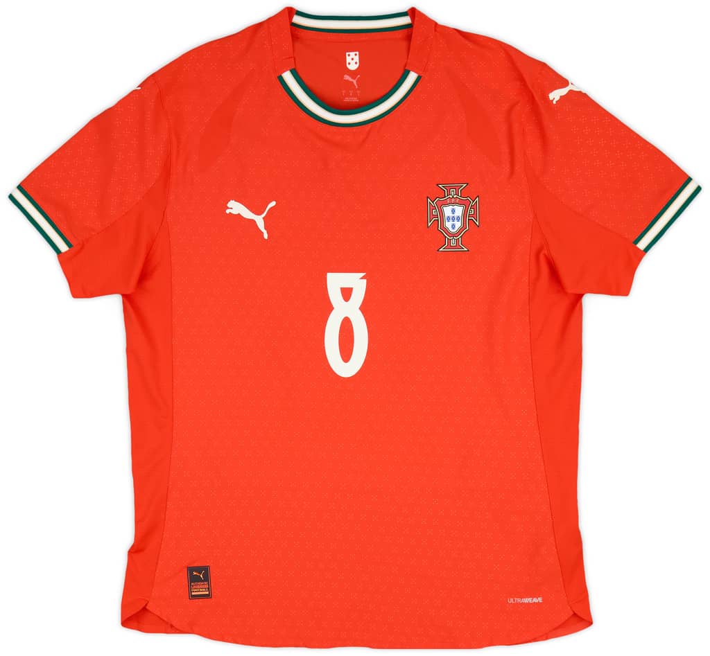 2025-26 Portugal Authentic Home Shirt B.Fernandes #8