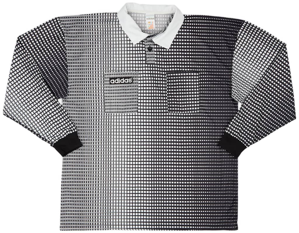 1990s adidas Referee Template L/S Shirt - 9/10 - (XL)