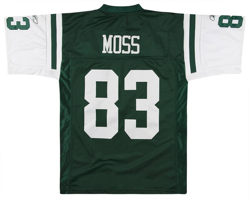 2004 New York Jets Moss #83 Reebok Premier Jersey (Home) M
