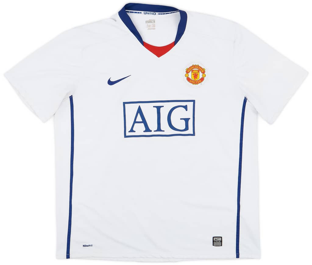 2008-10 Manchester United Away Shirt Ferdinand #5 - 5/10 - (XL)