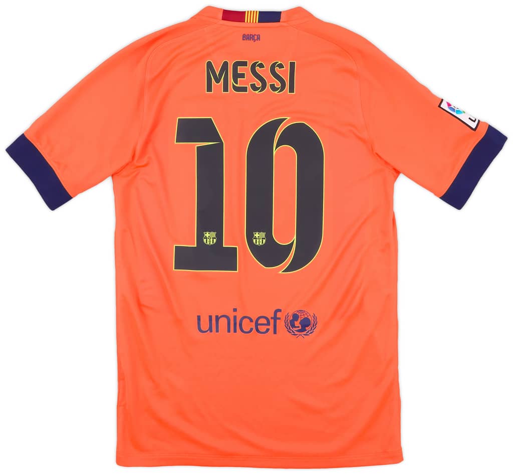 2014-15 Barcelona Away Shirt Messi #10 - 8/10 - (S)