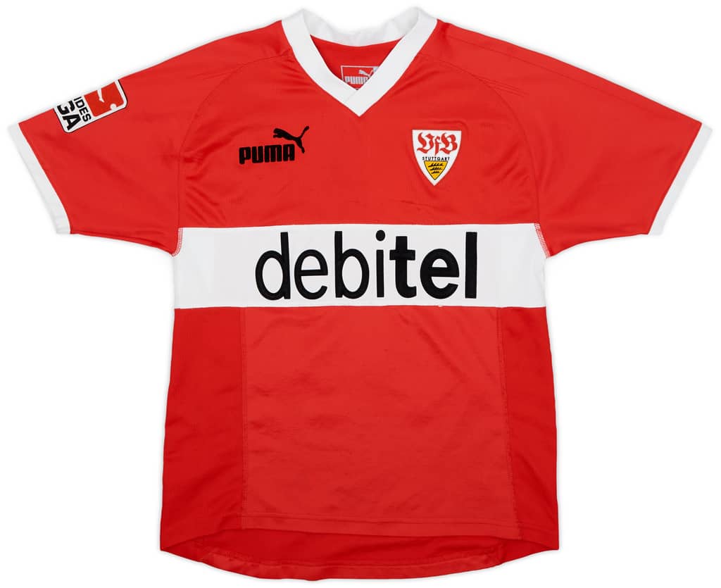 2003-04 Stuttgart Away/GK S/S Shirt Hildebrand #1 - 5/10 - (M.Boys)