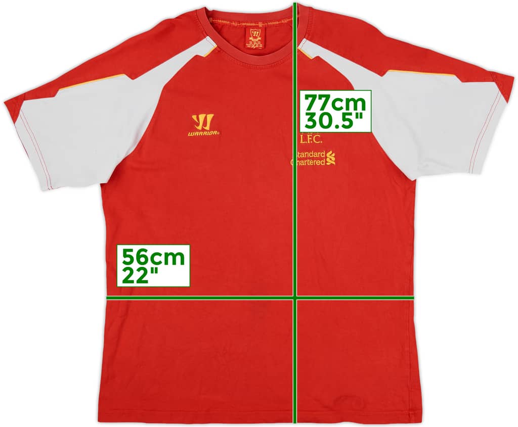 2012-13 Liverpool Warrior Cotton Tee - 9/10 - (XXL)