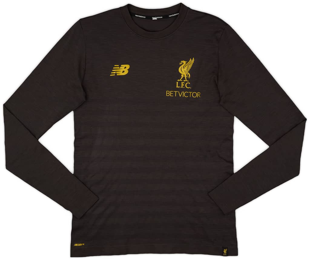 2016-17 Liverpool New Balance Training L/S Shirt - 8/10 - (M)