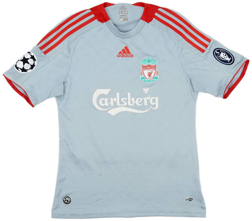 2008-09 Liverpool Away Shirt Gerrard #8 - 6/10 - (S)