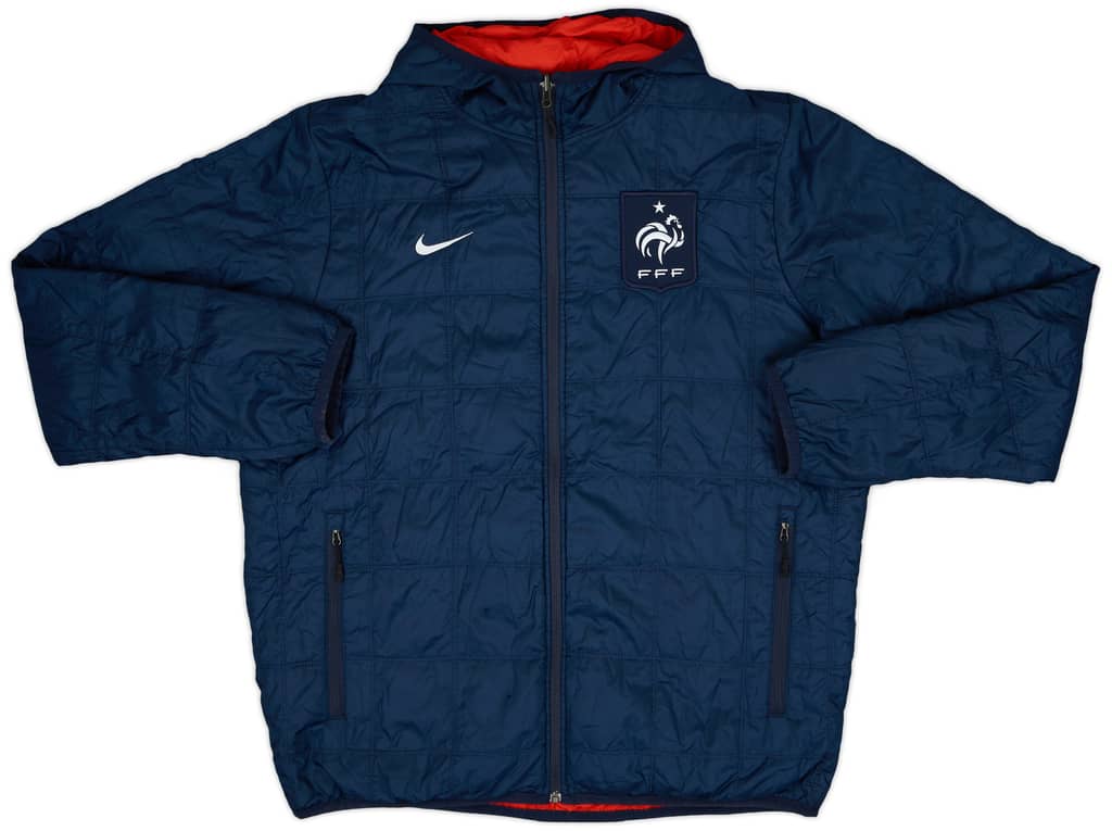 2011-12 France Nike Reversible Padded Bench Coat - 9/10 - (XL)